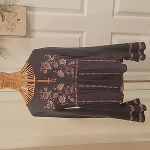 Boho Embroidered Top by American Eagle Outfitters